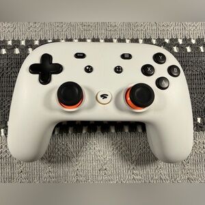 Google Stadia H2B Premiere Edition White Wireless Portable Gaming Controller